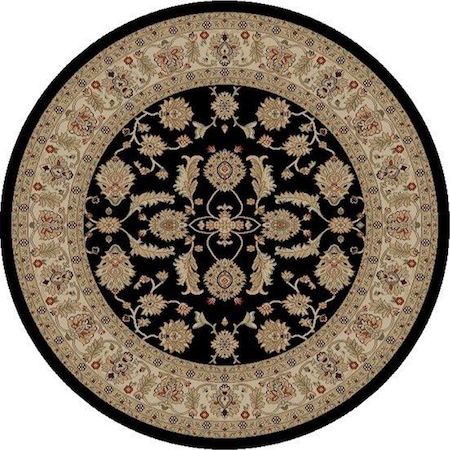 Rlm Distribution 6 ft. 7 in. x 9 ft. 3 in. Jewel Antep - Black HO2545860